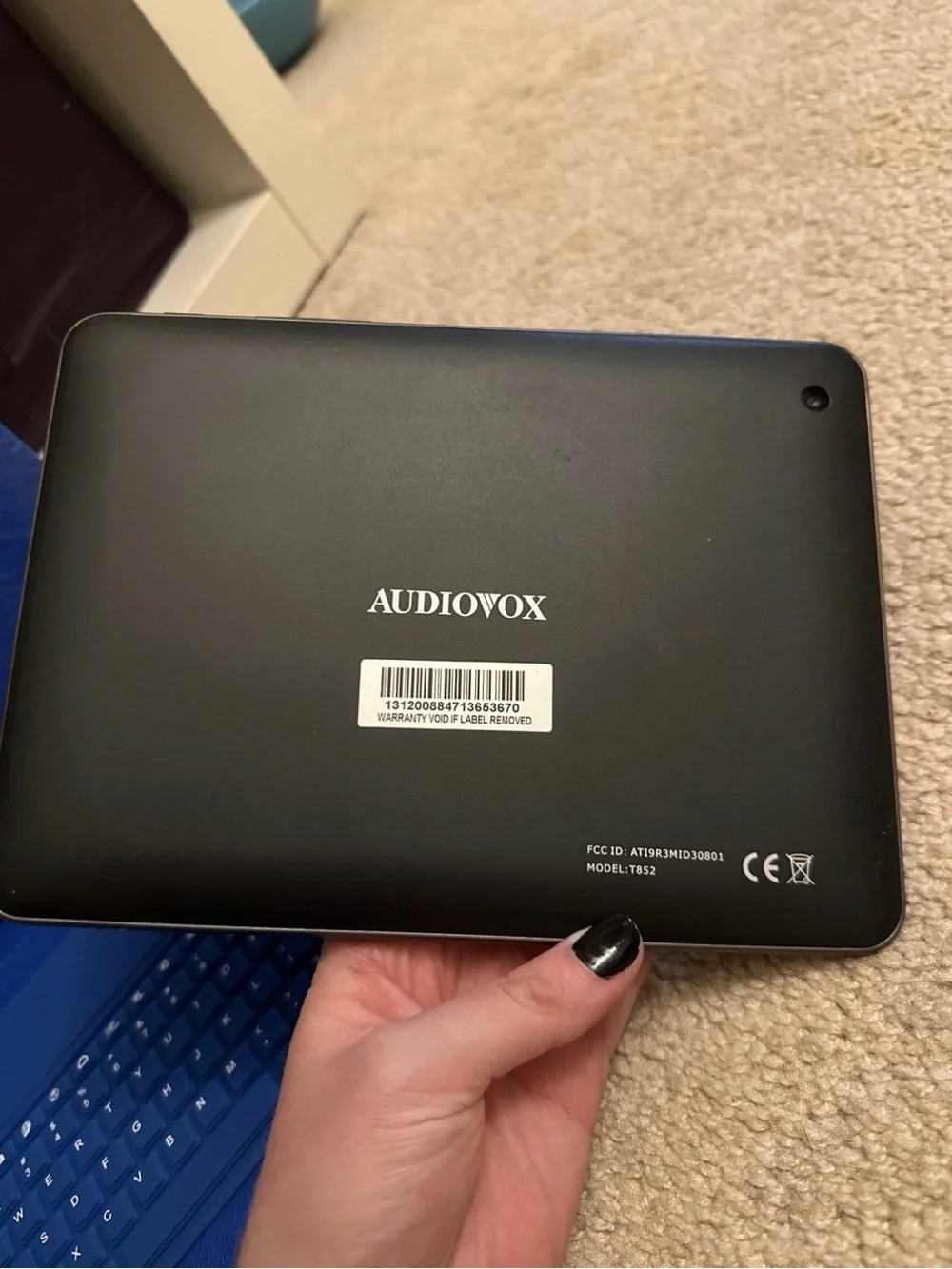 audiovox tablet with keypad